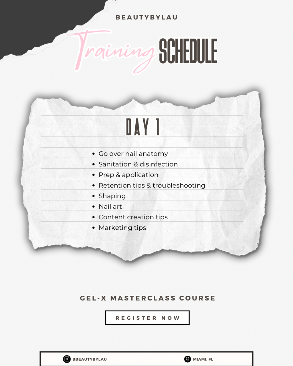 1-Day 1:1 Gel-X Training Course