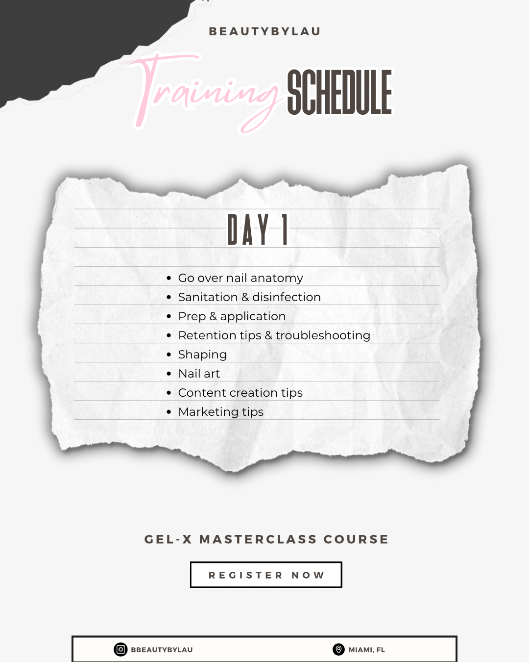1-Day 1:1 Gel-X Training Course